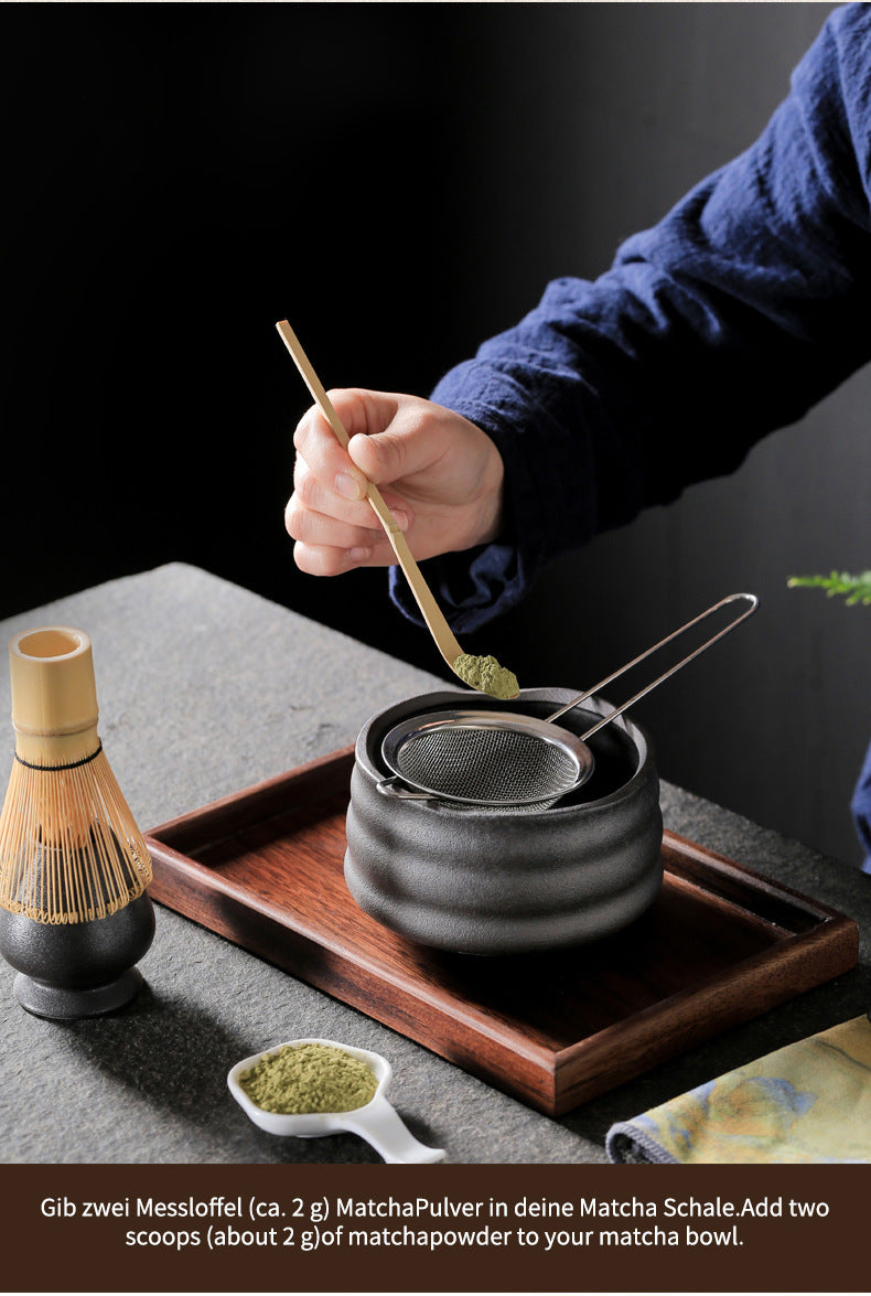 Matcha Tee Set Schwarz