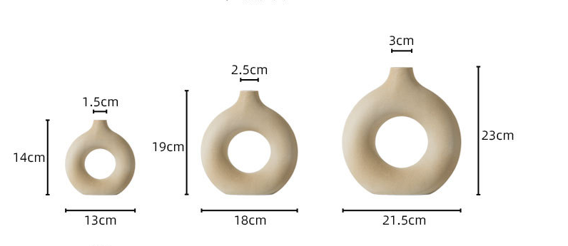 Vase mit Lochdesign