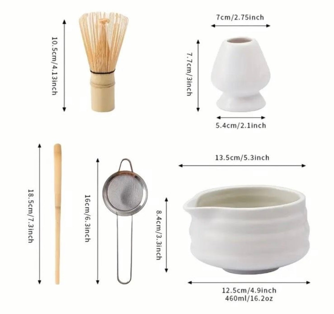 Matcha Tee Set Schwarz