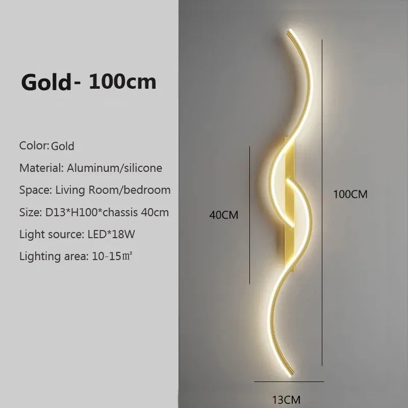 Moderne minimalistische LED Zimmerleuchte