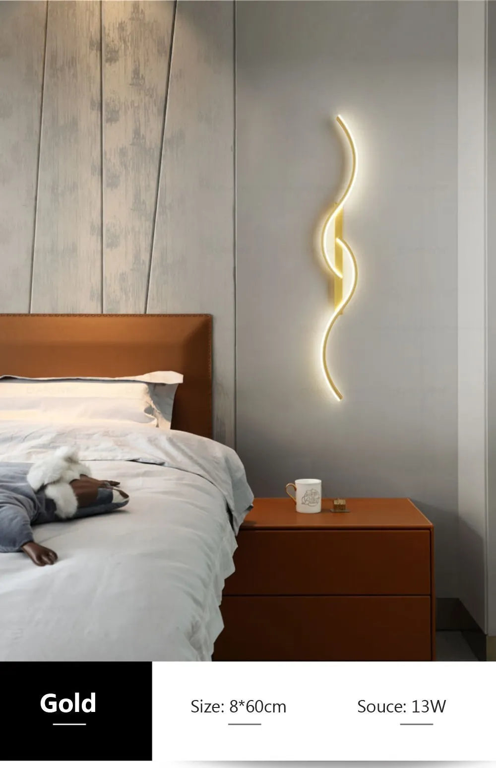 Moderne minimalistische LED Zimmerleuchte