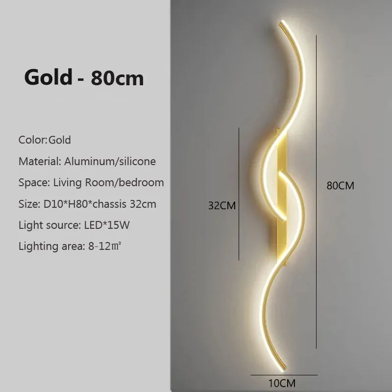 Moderne minimalistische LED Zimmerleuchte