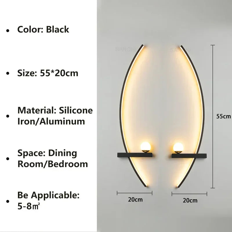 Moderne LED Zimmerleuchte