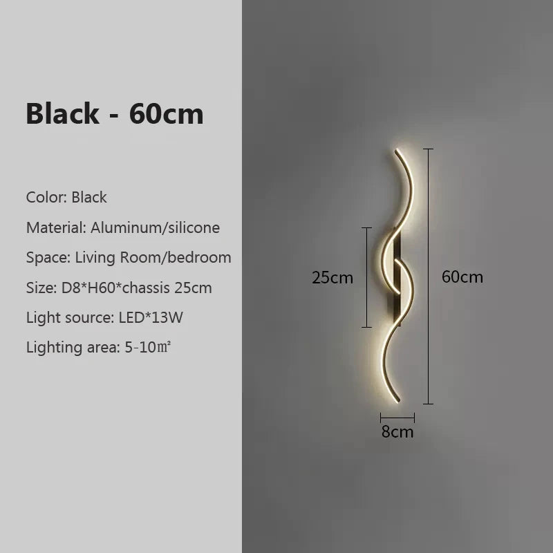 Moderne minimalistische LED Zimmerleuchte