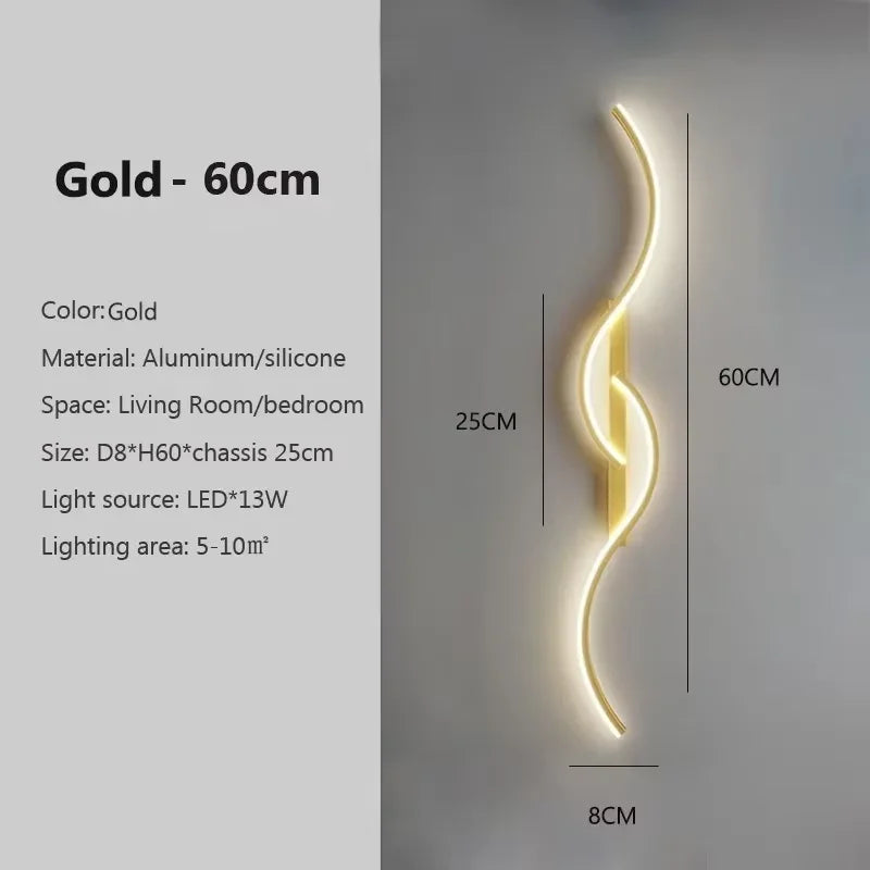 Moderne minimalistische LED Zimmerleuchte