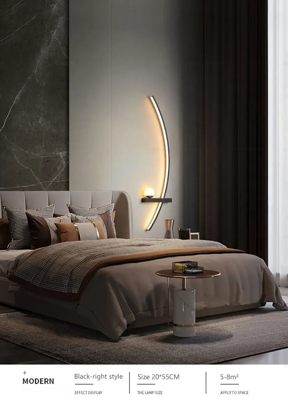 Moderne LED Zimmerleuchte