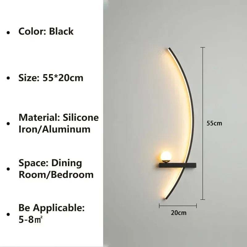 Moderne LED Zimmerleuchte