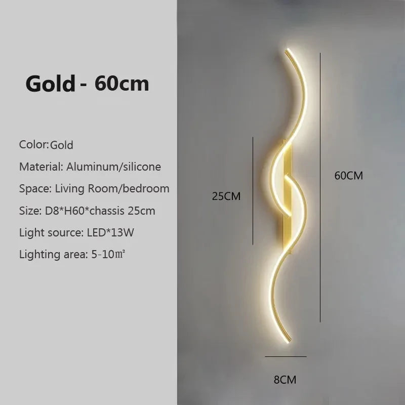Moderne minimalistische LED Zimmerleuchte