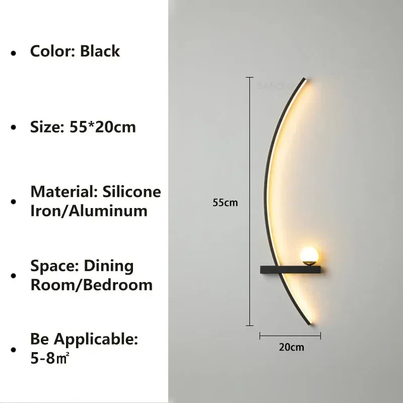 Moderne LED Zimmerleuchte