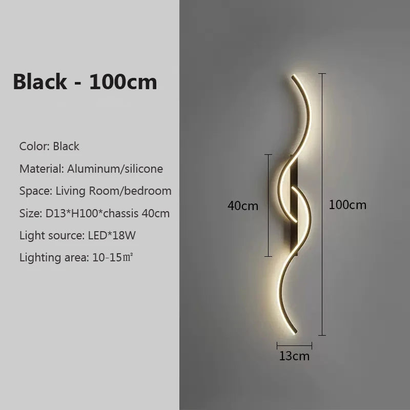 Moderne minimalistische LED Zimmerleuchte