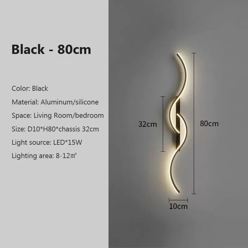 Moderne minimalistische LED Zimmerleuchte