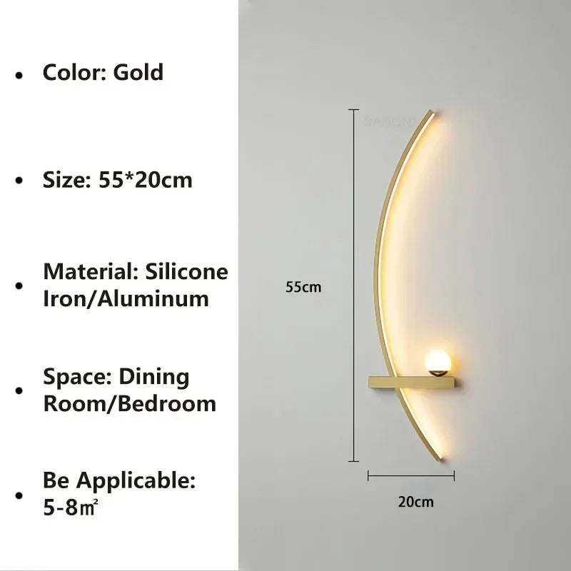 Moderne LED Zimmerleuchte