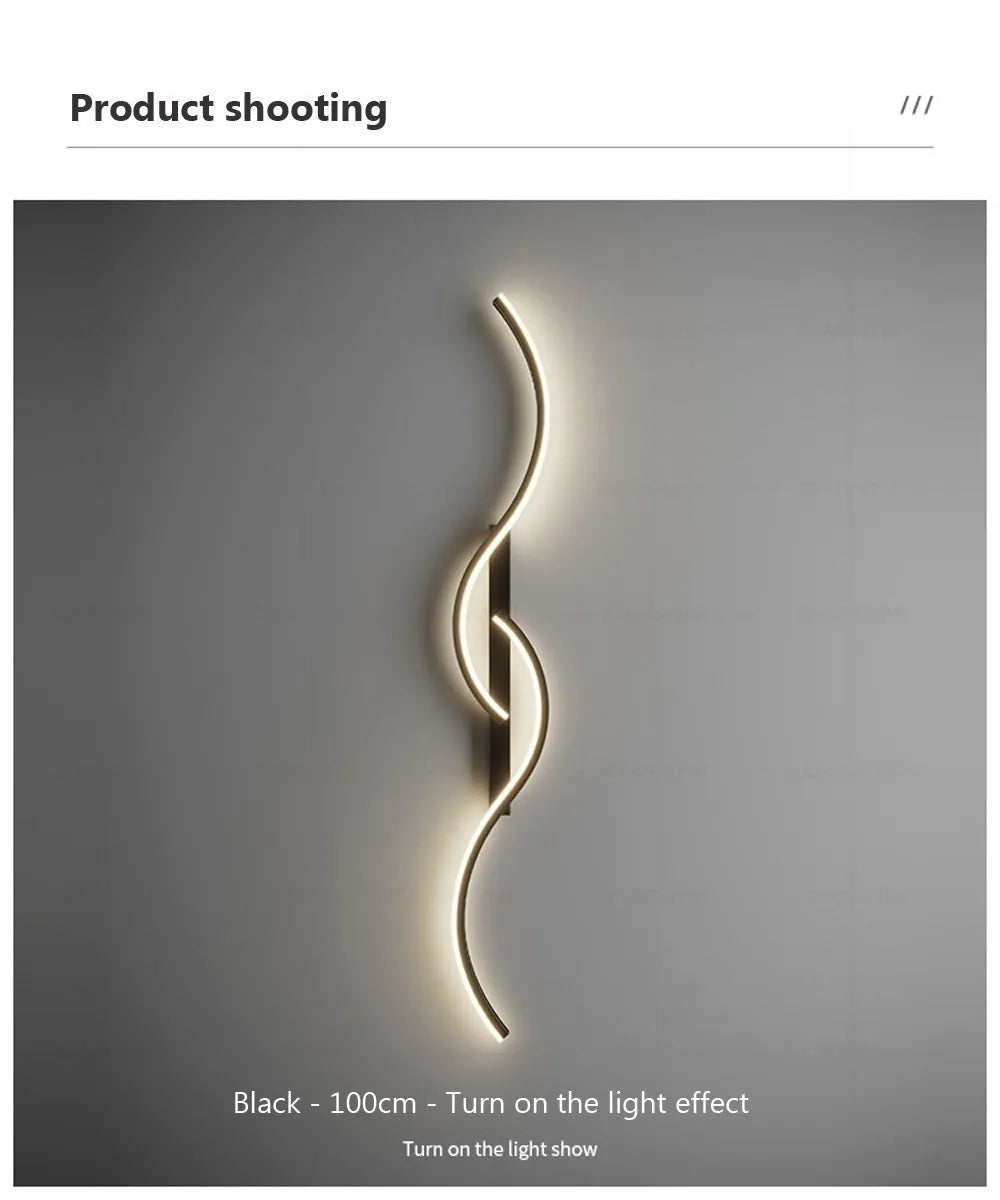 Moderne minimalistische LED Zimmerleuchte