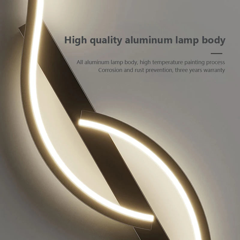 Moderne minimalistische LED Zimmerleuchte