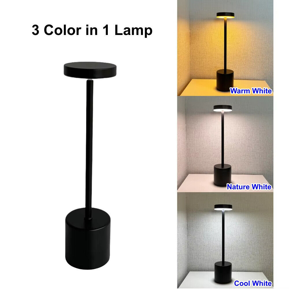3-farbige LED Tischlampe mit Touch Sensor