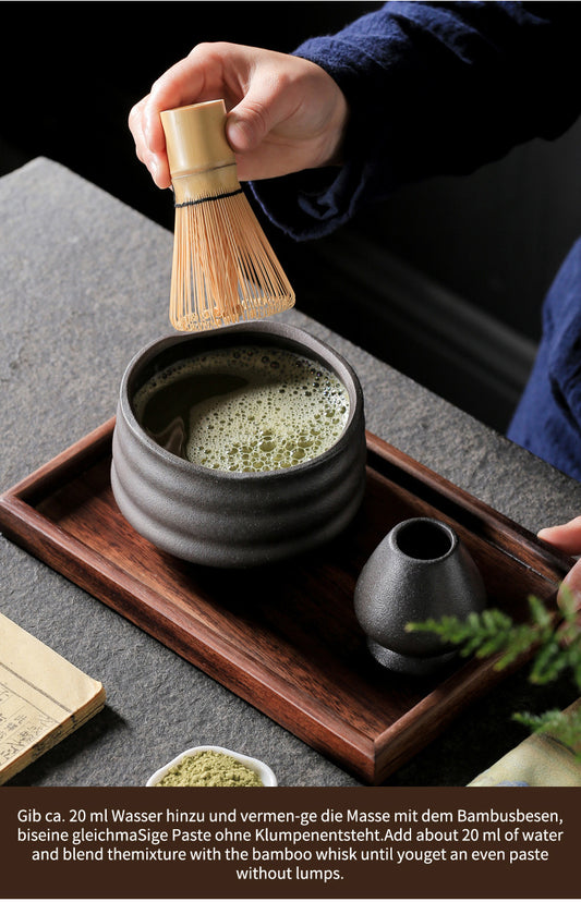 Matcha Tee Set Schwarz