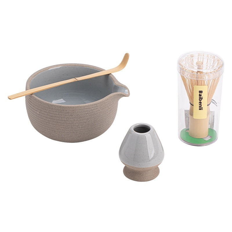 Natürliches Matcha Set in vier Farben